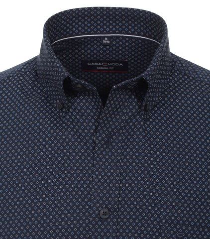 Casa Moda - Long Sleeve Cotton Shirt - Casual Fit - 434112000