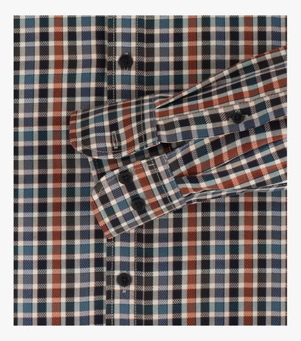 Casa Moda - Long Sleeve Cotton Shirt - Casual Fit - 434112700