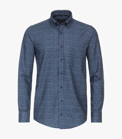 Casa Moda - Long Sleeve Organic Cotton Shirt - Casual Fit - 434114300