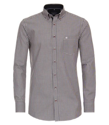 Casa Moda - Long Sleeve Cotton Shirt - Comfort Fit - 434141400 Clearance