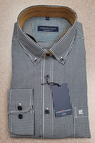 Casa Moda - Long Sleeve Cotton Shirt - Comfort Fit - 434142000