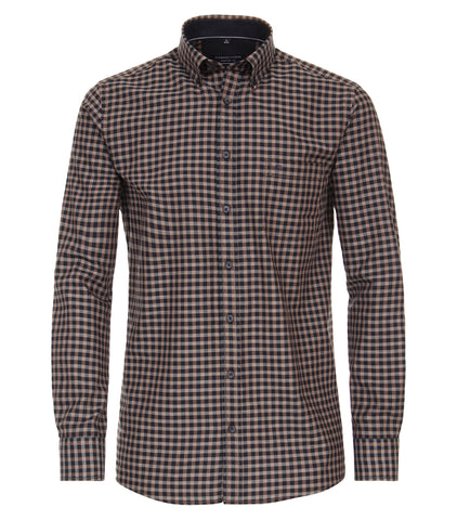 Casa Moda - Long Sleeve Cotton Shirt - Comfort Fit - 434153400 Clearance