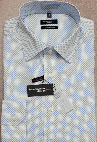 Leo Chevalier - Long Sleeve Dress Shirt - Modern Fit - 100% Cotton - Non Iron - Big and Tall - 622167/QT