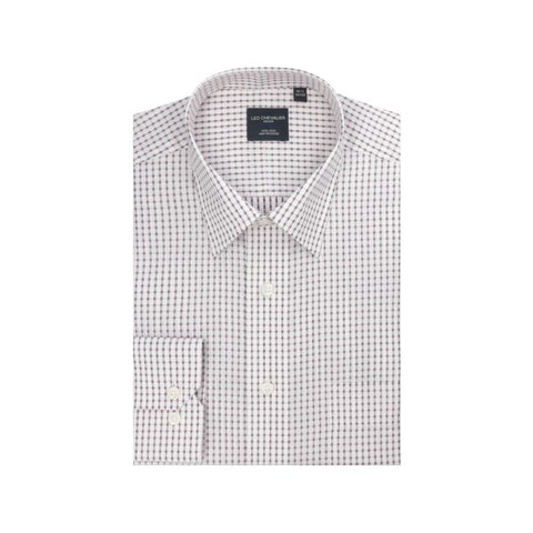 Leo Chevalier - Long Sleeve Dress Shirt - Classic Fit - 100% Cotton - Non Iron - Big and Tall - 622175/QT