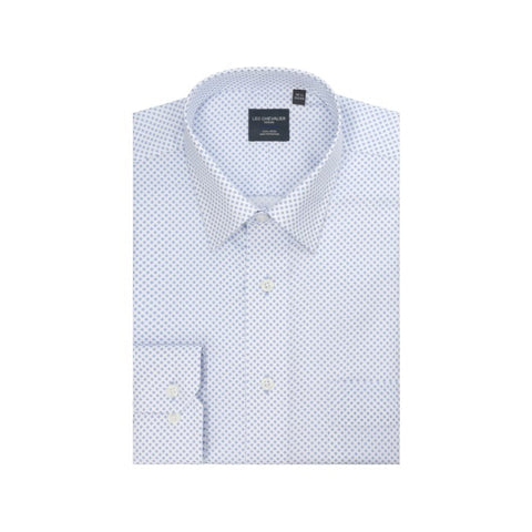 Leo Chevalier - Long Sleeve Dress Shirt -  Classic Fit - 100% Cotton - Non Iron - Big and Tall - 622177/QT