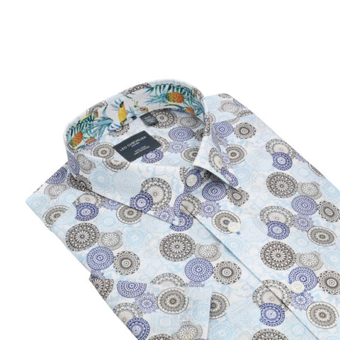 Leo Chevalier - Short Sleeve Shirt - Modern Fit - 100% Cotton - Non-iron - 622352