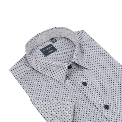 Leo Chevalier - Short Sleeve Shirt - Modern Fit - 100% Cotton - Non-iron - 622360