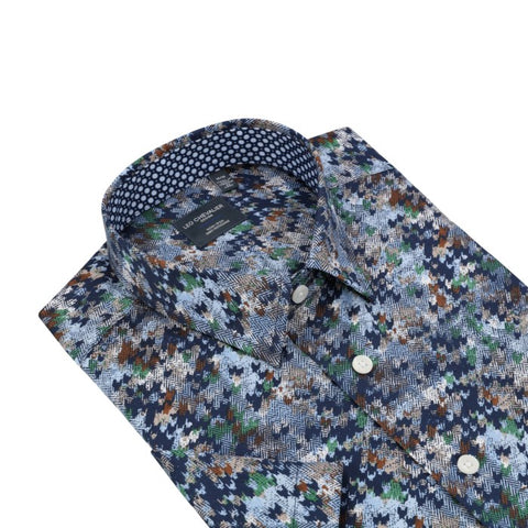 Leo Chevalier - Short Sleeve Shirt - Modern Fit - 100% Cotton - Non-iron - 622361