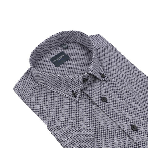 Leo Chevalier - Short Sleeve Shirt - Modern Fit - 100% Cotton - Non-iron - 622395