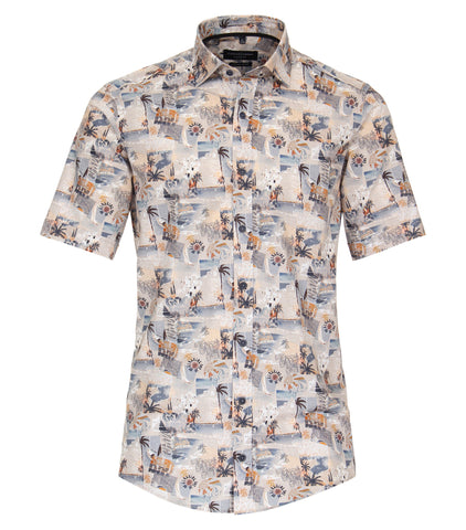 Casa Moda - Short Sleeve Shirt - Organic Cotton - Casual Fit - 944200000