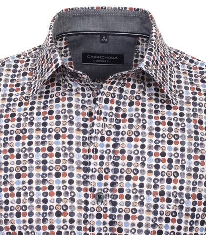 Casa Moda - Short Sleeve Cotton Shirt - Comfort Fit - 944240900