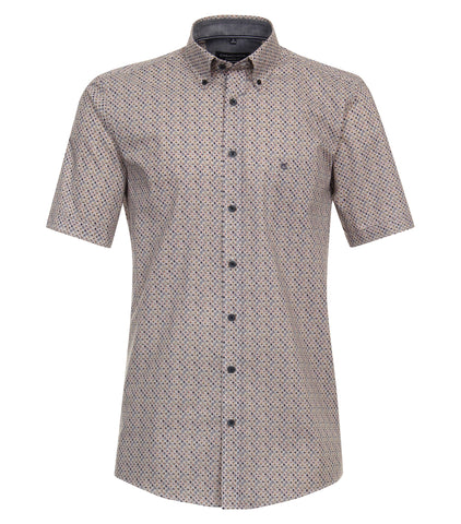 Casa Moda - Short Sleeve Cotton Shirt - Comfort Fit - 944241400