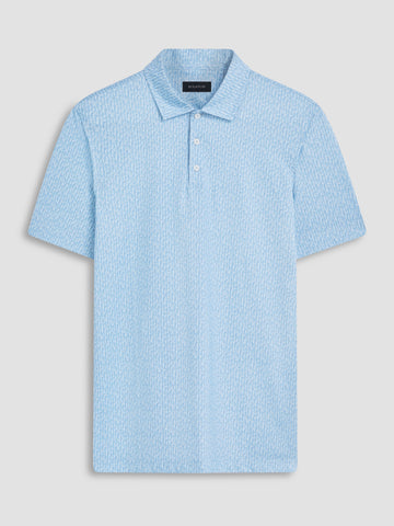 Bugatchi - Polo Shirt with Golfer pattern - OOOHCotton  - Modern Fit - DF9068F79