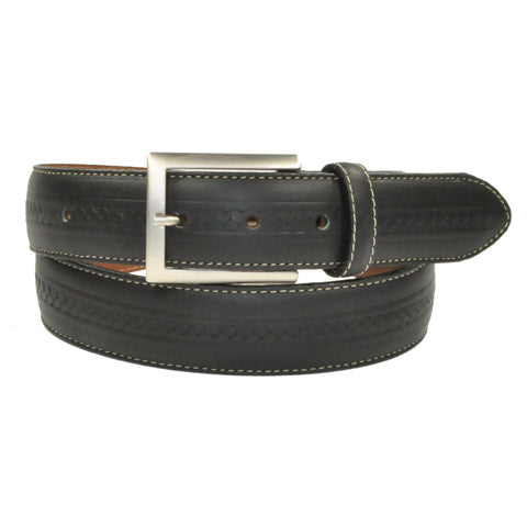 Bench Craft - Braid Embossed Casual Belt - 35MM - 3544