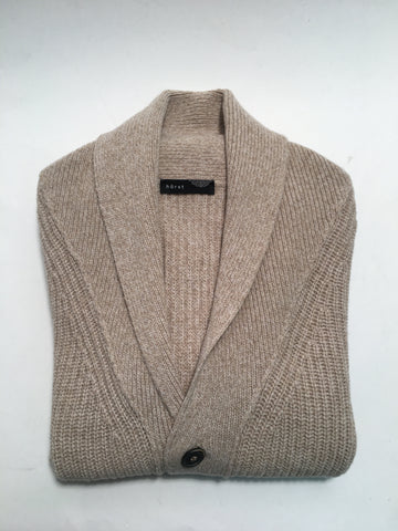 Horst - Rib Knit Shawl Collar Cardigan - Long Sleeve - HRSW222312