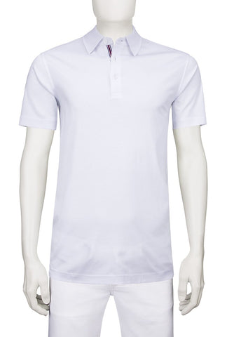 Polo Shirt White Golf Shirt Bugatchi JCF2599F53