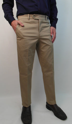 Gala - L-2 - Stretch Twill - Casual Cotton Pant - Marco Flat Front
