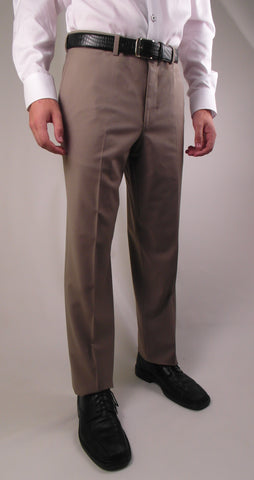 Riviera - Traveler - Washable Stretch Wool Blend - Classic Fit - R595-4 - Khaki, Tan, Summer Taupe - Made in Canada