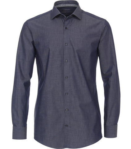 Venti - Long Sleeve Cotton Dress Shirt - Modern Fit - Hyper Flex - 123963500