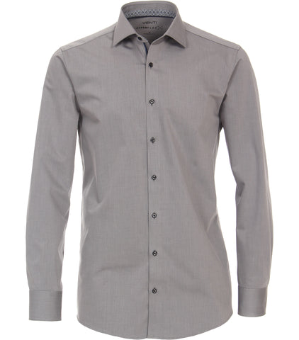 Venti - Long Sleeve Cotton Dress Shirt - Modern Fit - Hyper Flex - 123963500