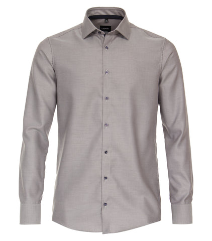 Venti - Long Sleeve Cotton Dress Shirt - Modern Fit - 134023660