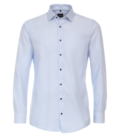 Venti - Long Sleeve Cotton Dress Shirt - Modern Fit - Big and Tall - 134023602