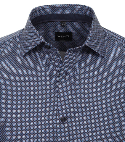 Venti - Long Sleeve Cotton Dress Shirt - Modern Fit - 144207800