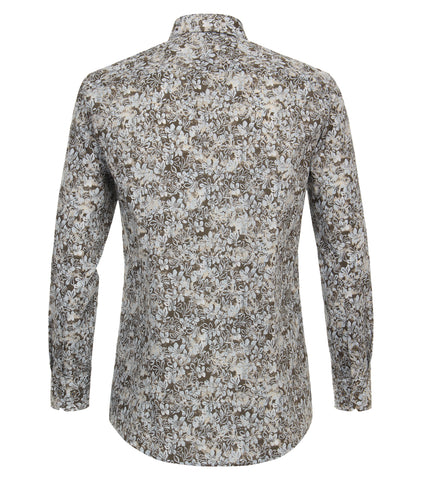 Venti - Long Sleeve Cotton Dress Shirt - Modern Fit - 144208200