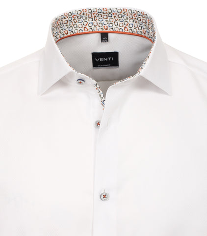 Venti - Long Sleeve Cotton Dress Shirt - Modern Fit - 144209000
