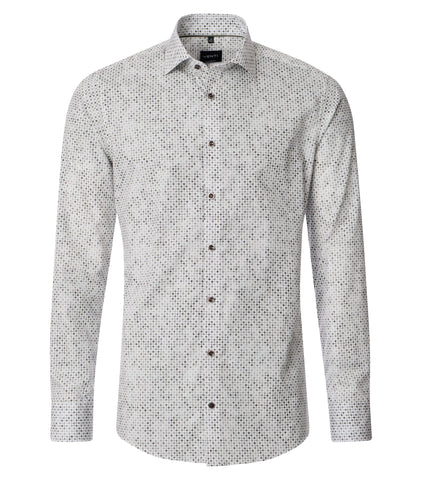 Venti - Long Sleeve Cotton Dress Shirt - Modern Fit - 144322100