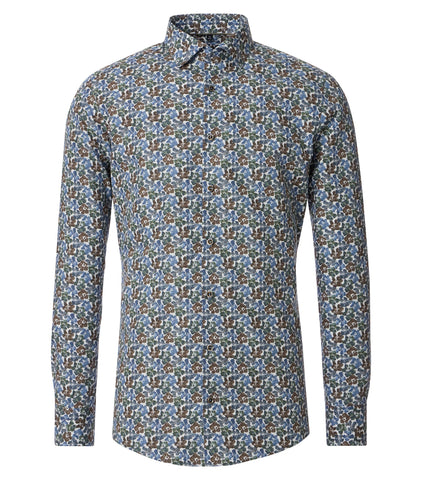 Venti - Long Sleeve Cotton Dress Shirt - Modern Fit - 144322300