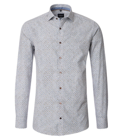 Venti - Long Sleeve Cotton Dress Shirt - Modern Fit - 144323300