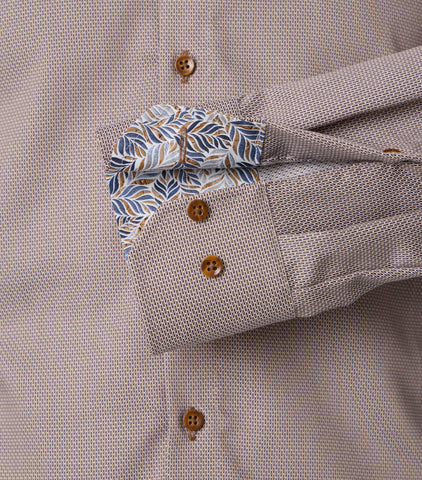Venti - Long Sleeve Cotton Dress Shirt - Modern Fit - 144323600