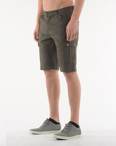 Lois - ENRIQUE - Stretch Cargo Shorts - Slub Twill - Big and Tall - (Black, Grey, Navy, Charcoal, Sand, Stone, Khaki)