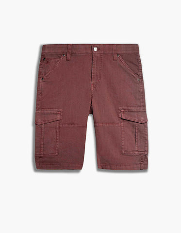 Lois - ENRIQUE - Stretch Cargo Shorts - Slub Twill - (Paprika, Corn, Azure Blue)