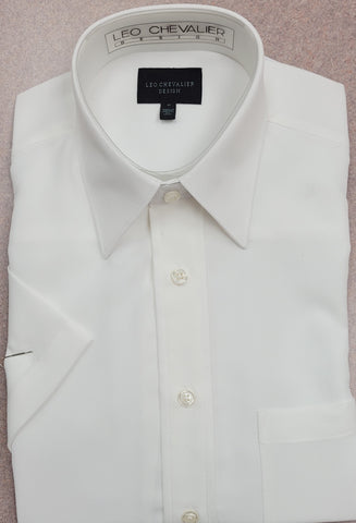 Leo Chevalier - Short Sleeve Shirt - Micro Polyester - Non Iron - 225056-4