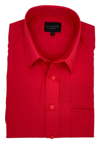 Leo Chevalier - Short Sleeve Shirt - Micro Polyester - Non Iron - 225056-3
