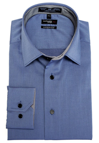 Leo Chevalier - Modern Fit - Textured Dress Shirts -100% Cotton - Non Iron - Big and Tall - 225161/QT