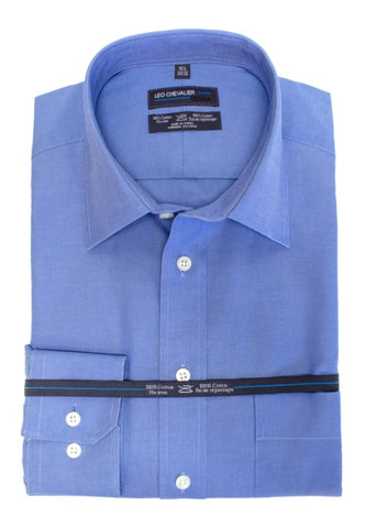 Leo Chevalier - Tall Dress Shirts - 100% Cotton - Non Iron - 225170QT - Big and Tall - BT