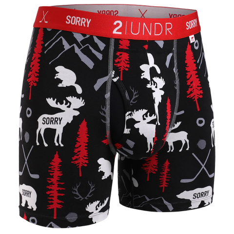 2UNDR - 6" Swing Shift Boxer Briefs - 2U01BB - Sorry Eh