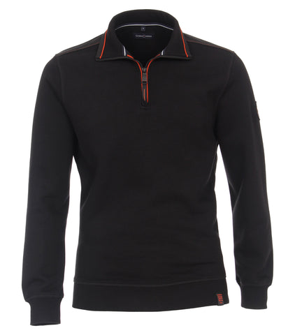 Casa Moda - Sweatshirt - Quarter-Zip - Cotton/Poly - 5 Colours Available -  413707600 Clearance