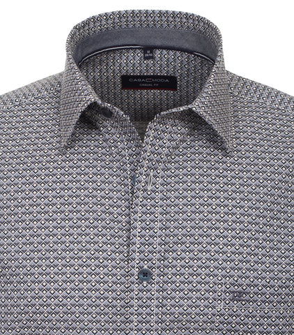 Casa Moda - Long Sleeve Cotton Shirt - Casual Fit - 434111100 Clearance