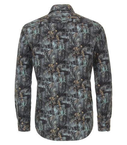 Casa Moda - Long Sleeve Cotton Shirt - Casual Fit - 434115200 Clearance
