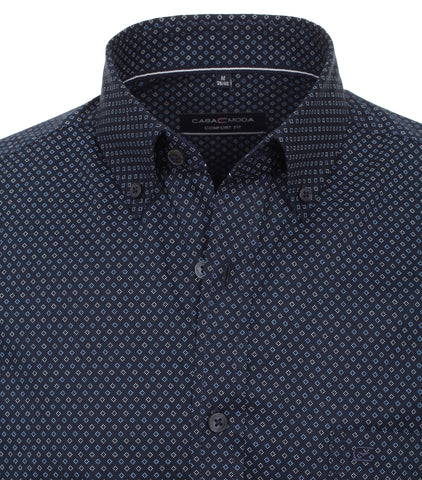 Casa Moda - Long Sleeve Cotton Shirt - Comfort Fit - 434140900 Clearance