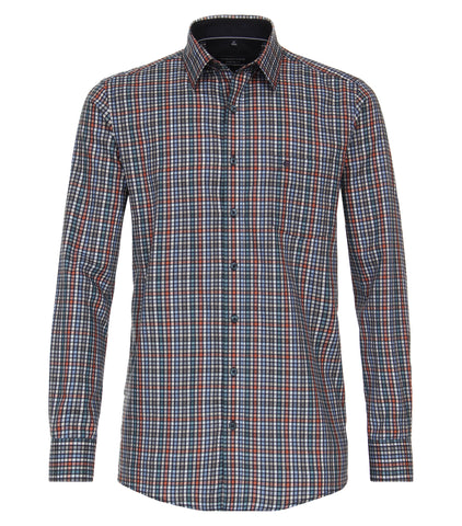 Casa Moda - Long Sleeve Cotton Shirt - Comfort Fit - 434141100
