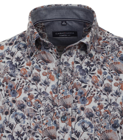 Casa Moda - Long Sleeve Cotton Shirt - Comfort Fit - 434141500