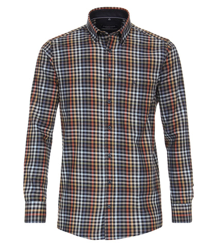 Casa Moda - Long Sleeve Cotton Shirt - Comfort Fit - 434141800