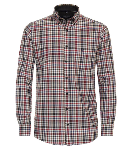 Casa Moda - Long Sleeve Cotton Shirt - Comfort Fit - 434142100