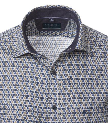 Casa Moda - Long Sleeve Cotton Shirt - Comfort Fit - 444342800