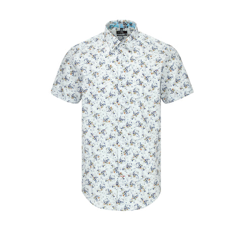 Leo Chevalier - Short Sleeve Shirt - Shaped Fit - 100% Cotton - Non-iron - 622221